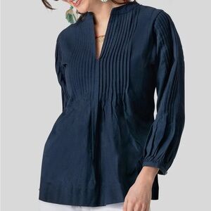Gretchen Scott Designs Deep Blue Tunic